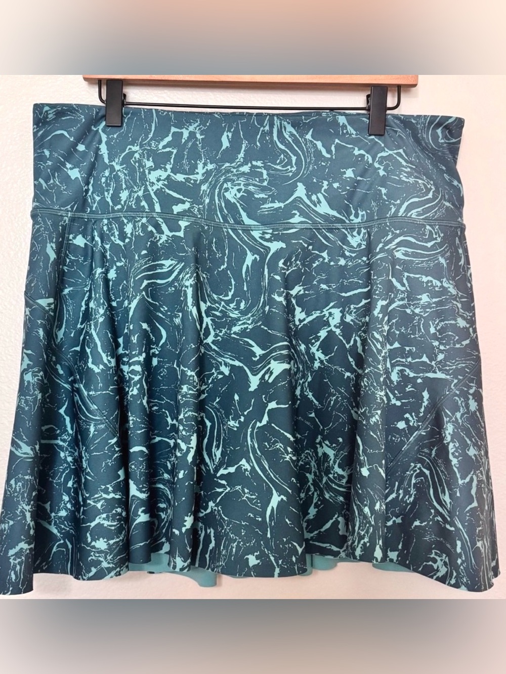 Athleta Ace Marble Tennis Skort 1X Golf Pickleball Athletic Skirt